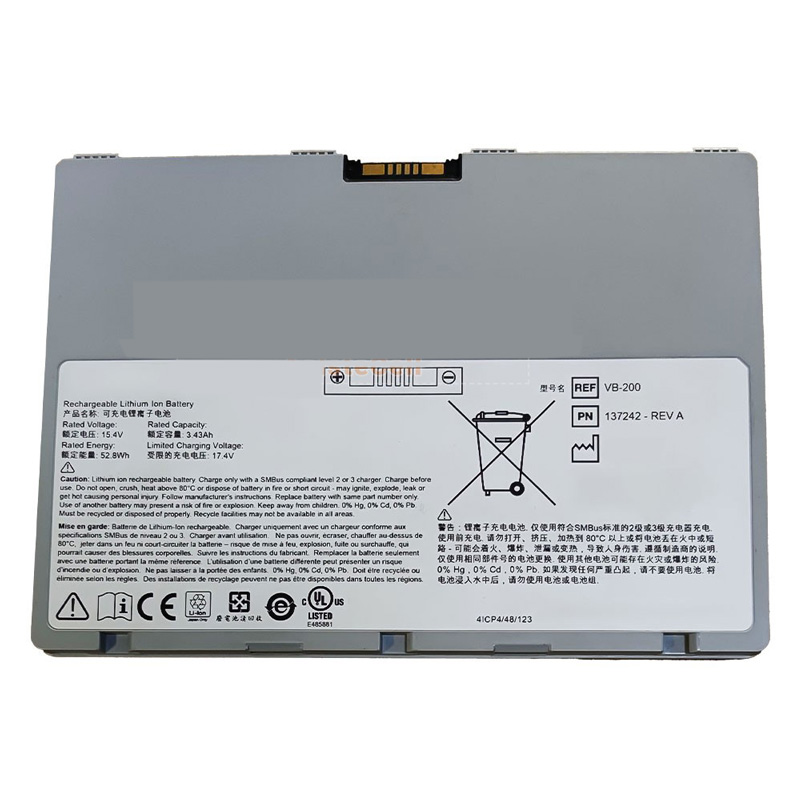 Compatible Batterie d'équipement Varian  for VB-200 
