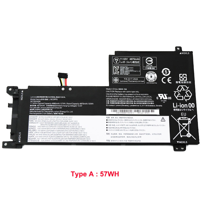 Compatible Batterie PC portable LENOVO  for xiaoxin 15 2020 