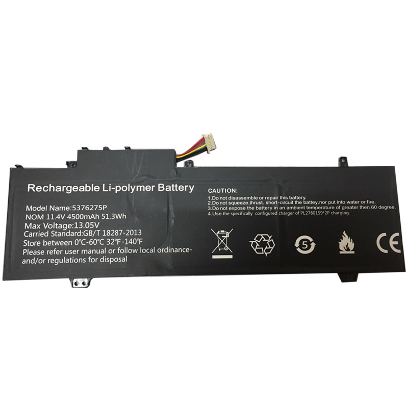 Compatible Batterie PC portable Peaq  for 5376275P 